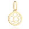 Zawieszka złota filigranowe kółko 585