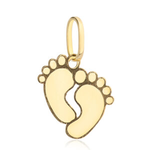 zawieszka złota stópki