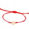 Bransoletka na sznurku serce 585
