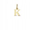 Złota literka K 585