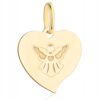 Zawieszka serce i anioł 585