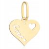 ZAWIESZKA SERCE LOVE 585