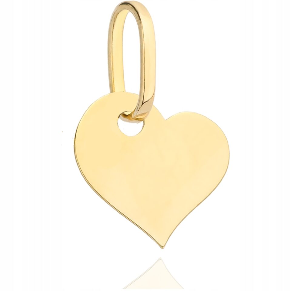 Zawieszka serduszko złote 333