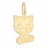 Zawieszka złota kot 1.5 cm próba 333